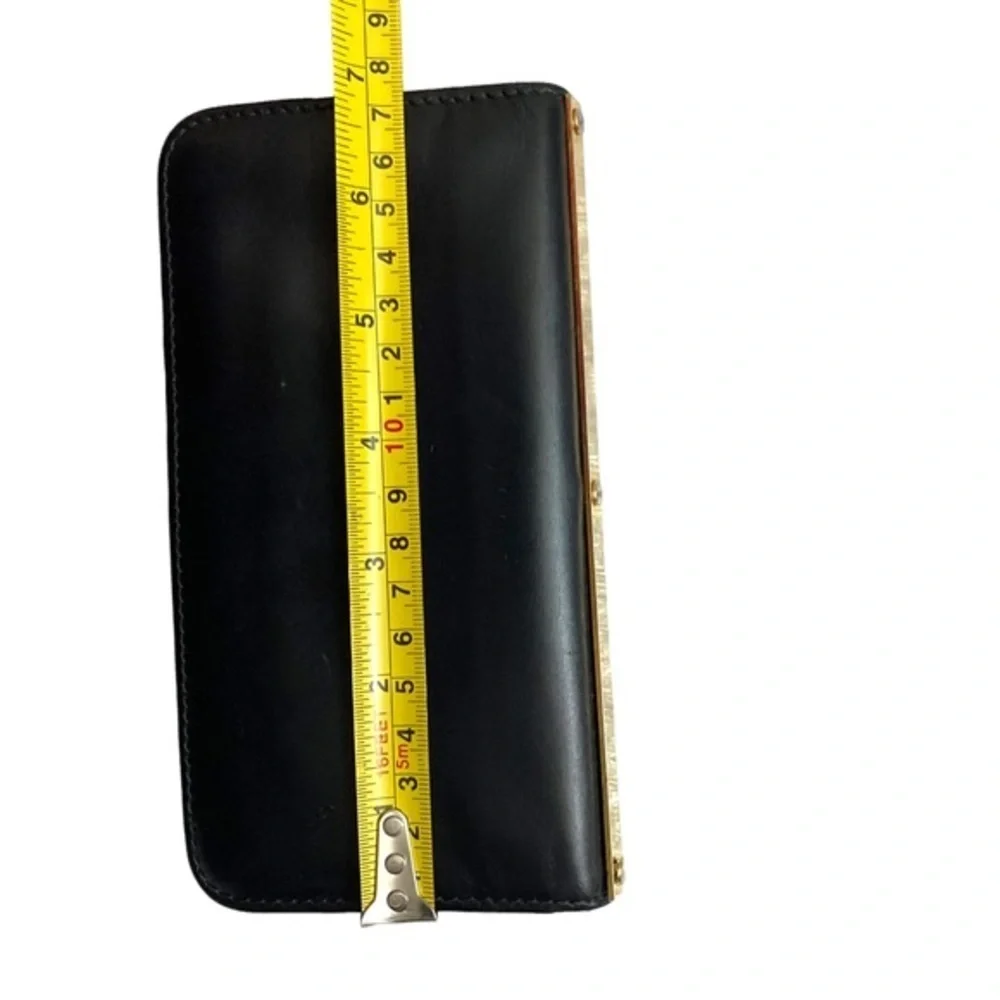 Sophia hulme black leather wallet